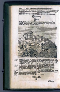 Šumber, grafika iz knjige Slava vojvodine Kranjske J. V. Valvasora