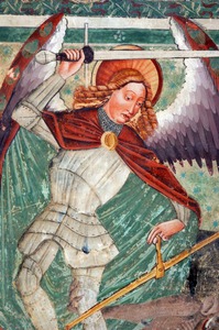 Zidna slika svetog Mihovila