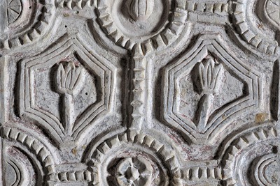 Štukatura u intradosu sjeverne arkature Eufrazijeve bazilike, 3. luk s istoka