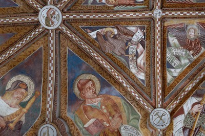 Zidna slika simbola evanđelista Ivana