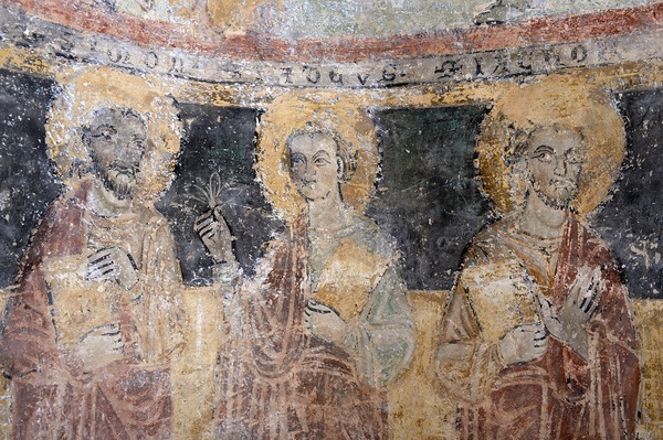 Prikaz apostola u središnjoj apsidi (1)