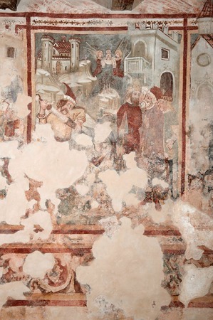 10- Zidna slika Odrubljenja glave svete Katarine