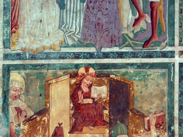 Zidna slika Dispute u hramu