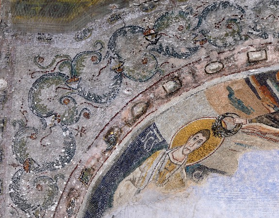 16 - Lik svetog Kuzme u sjevernoj apsidi
