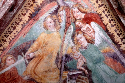 Zidna slika  kora anđela (2)