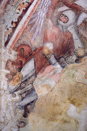 Zidna slika Gideona (Gedeona) na prikazu Gideonova runa