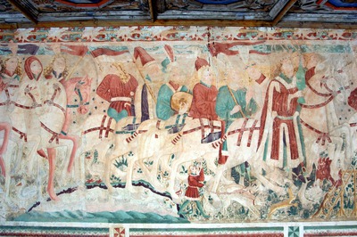 Zidna slika Poklonstva kraljeva