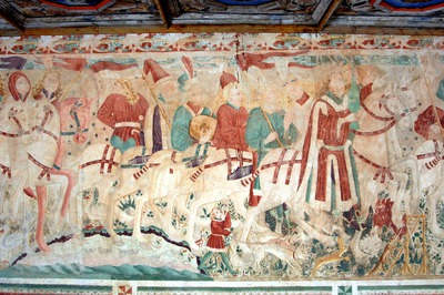 Zidna slika Poklonstva kraljeva