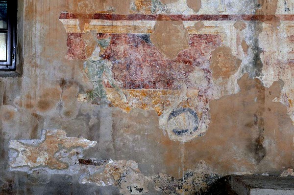 Zidna slika Mučenja svetog Valerijana
