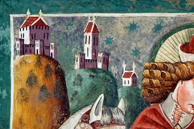 Zidna slika svetog Martina