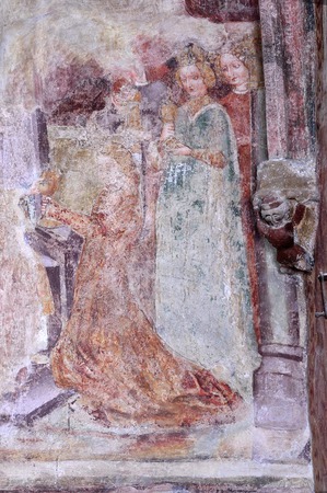 Zidna slika Abnerova posjeta Davidu u Hebronu