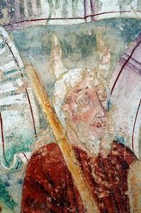 Zidna slika  Danijela, Mojsija i Ilije