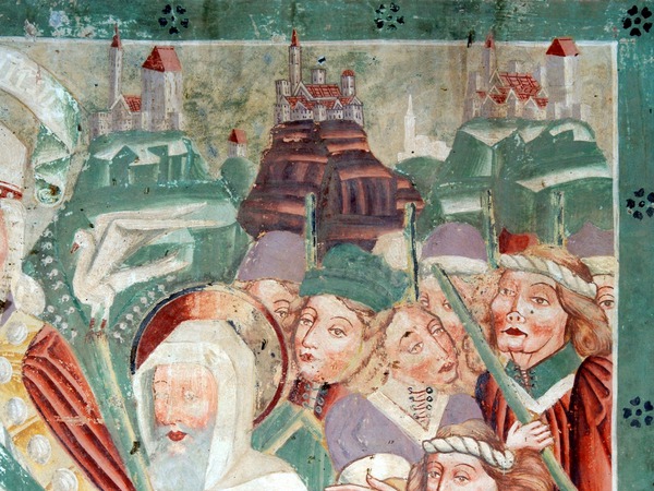 Zidna slika Zaruka Bogorodičinih