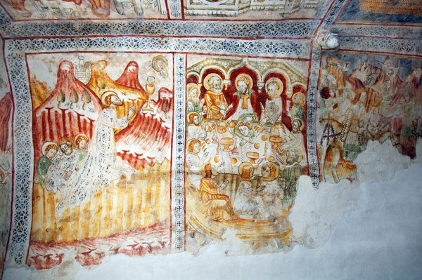 Zidne slika na sjevernoj polovici svoda