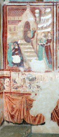 06- Zidna slika Obraćenja svete Katarine