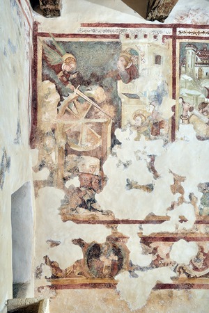 09- Zidna slika Mučenja svete Katarine na kolu