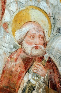 Zidna slika svetog Petra na prikazu Judina poljupca