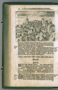Boljun, grafika iz knjige Slava vojvodine Kranjske J. V. Valvasora