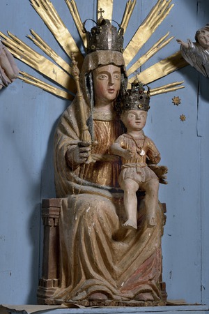 Glavni oltar, kip Bogorodice s Djetetom