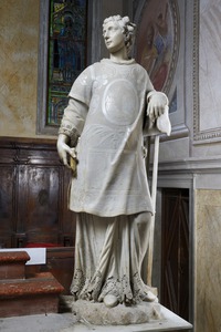 Kip svetog Lovre na glavnom oltaru