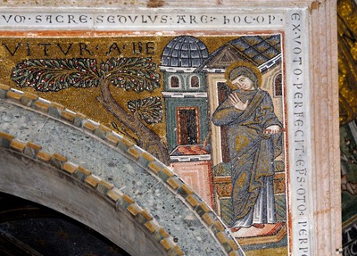 Ciborij Eufrazijeve bazilike s mozaikom Navještenja