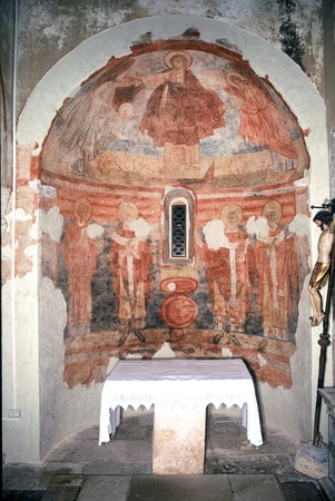 Zidne slike u južnoj apsidi župne crkve svetog Martina u Svetom Lovreču