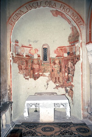 Zidne slike u  sjevernoj apsidi župne crkve svetog Martina u Svetom Lovreču