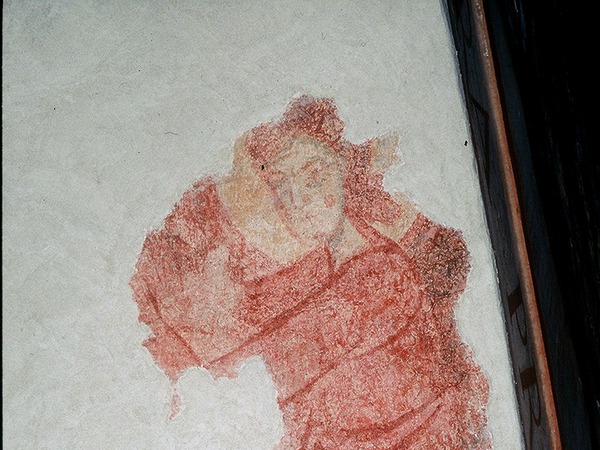 Zidne slike u  kaloti sjeverne apside župne crkve svetog Martina u Svetom Lovreču