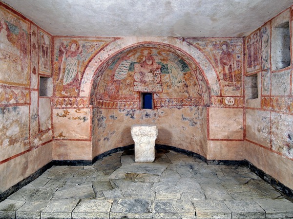 Zidne slike na istočnom zidu i apsidi