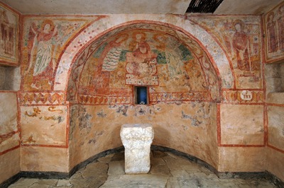 Zidne slike na istočnom zidu i apsidi