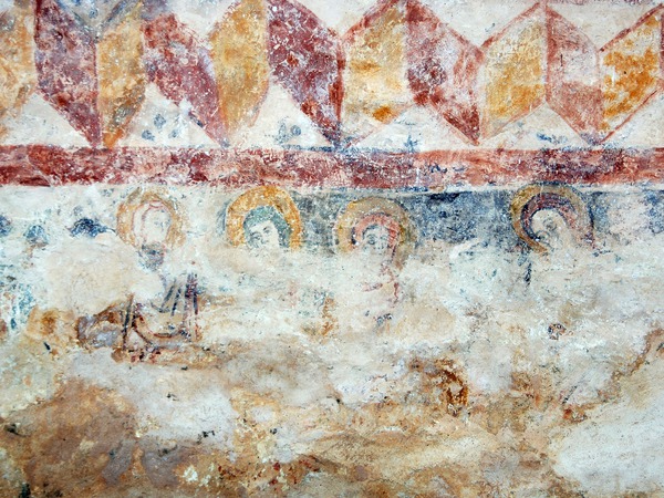 Zidna slika Svetih žena na Kristovu grobu (?)