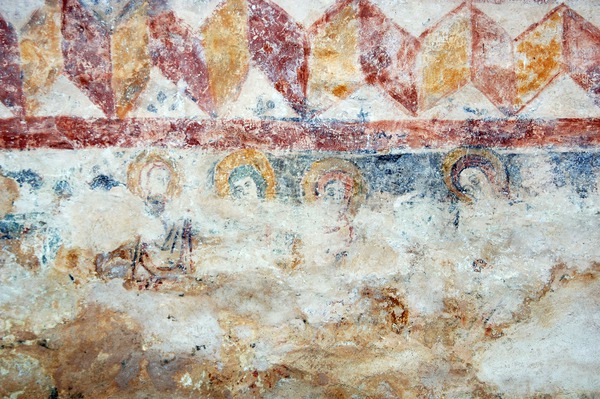 Zidna slika Svetih žena na Kristovu grobu (?)