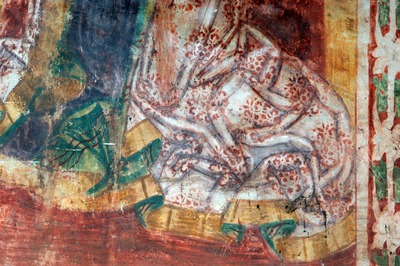 Zidna slika Bogorodice Navještenja