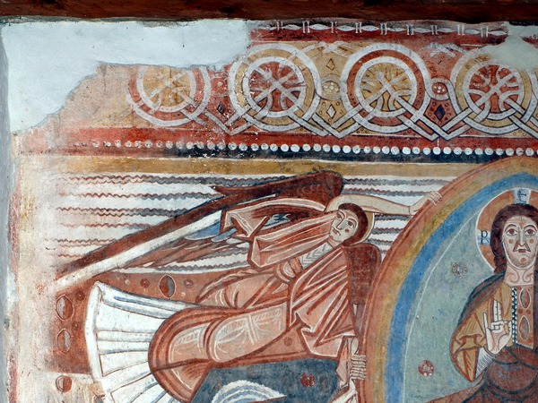 Zidna slika iznad triumfalnog luka, detalji