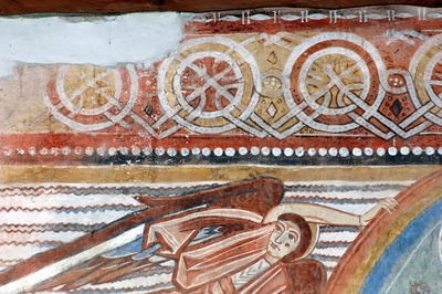 Zidna slika iznad triumfalnog luka, detalji 3