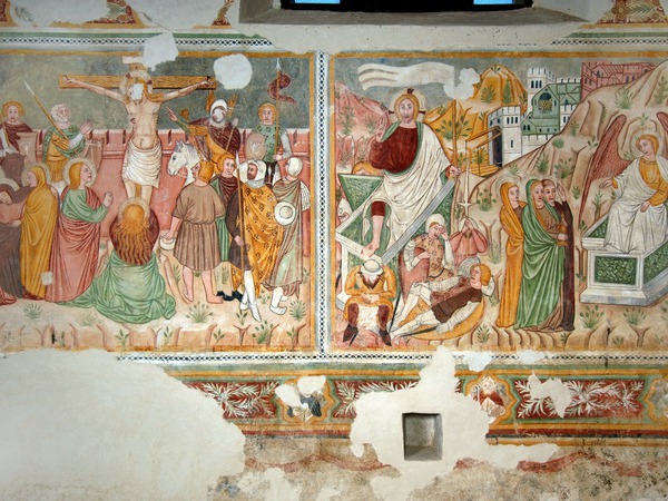 Zidna slika Raspeća i Uskrsnuća