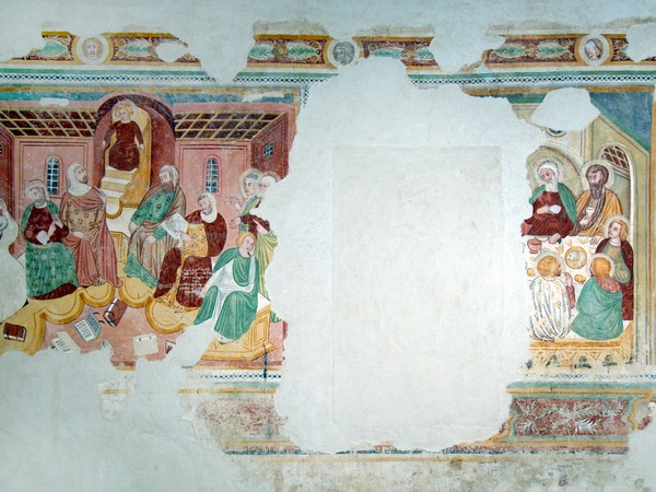 Zidna slika Dispute u hramu i Posljednje večere