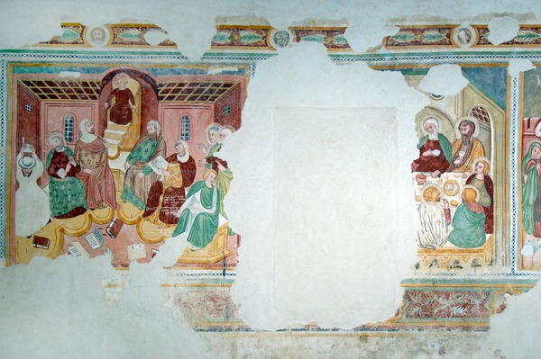 Zidna slika Dispute u hramu i Posljednje večere