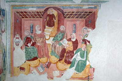 Zidna slika Dispute u hramu ("Dvanaestogodišnji Krist u Hramu")