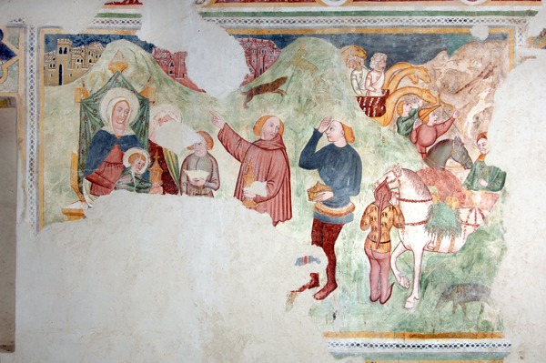 Zidna slika Poklonstva triju kraljeva