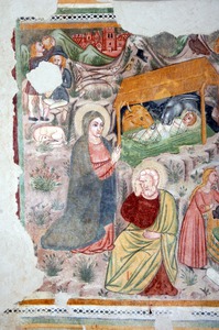Zidna slika Rođenja Kristova