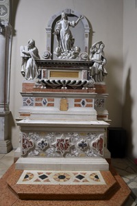Oltar s kipovima Krista, proroka Mojsija i Ilije