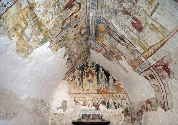 Zidne slike u crkvi svetog Duha u Balama