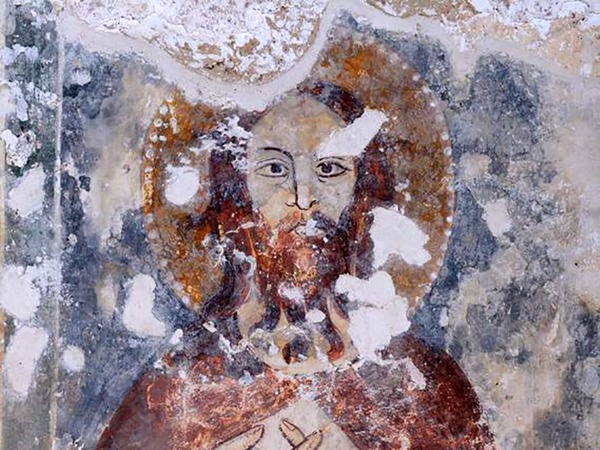 Zidna slika svetog Ivana Krstitelja na južnom zidu