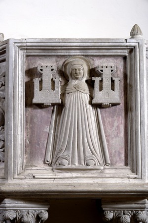 Reljef svete Sofije na propovjedaonici iz Dvigrada