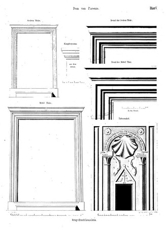 Oltar i detalji vrata Eufrazijeve bazilike