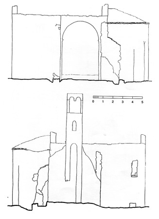 Crkva svetog Tome kraj Rovinja, crteži bočnih fasada