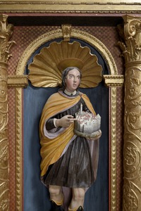 Kip svetog Vida na oltarnom retablu