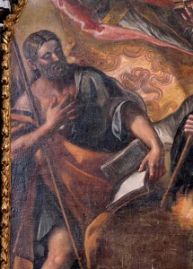 Slika svetog Nikole sa svetim Jakovom i svetim Antunom Opatom