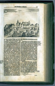 Pićan, grafika iz knjige Slava vojvodine Kranjske J. V. Valvasora